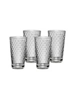 WMF Latte Macchiato Glas 4er Set, 4 Stück Fassungsvermögen 275ml