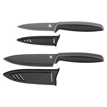 WMF Messerset Touch black, 1 Allzweckmesser, 1 Kochmesser WMF Messerset Touch black, 1 Allzweckmesser, 1 Kochmesser