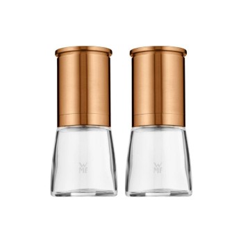 WMF Moulins à sel et à poivre De Luxe 2 pièces, 14 cm, Transparent WMF Moulins à sel et à poivre De Luxe 2 pièces, 14 cm, Transparent