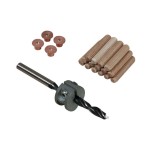 Wolfcraft Dübel-Set Dübelfix Ø 6 mm, 4-tlg Dübelfix, Holzbohrer