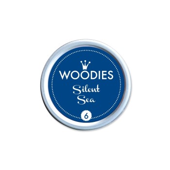 Woodies Stempelkissen Woodies, Blau, 1 Stück