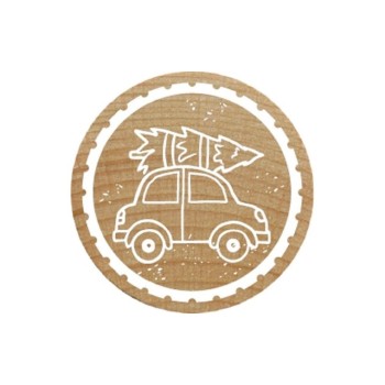 Woodies Stempel Woodies, Auto with Tannenbaum, 1 Stück Woodies Stempel Woodies, Auto with Tannenbaum, 1 Stück
