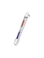 Xavax Analoges Kühl Gefrierthermometer Stab, Thermometer analog Kühl Gefrierschrank