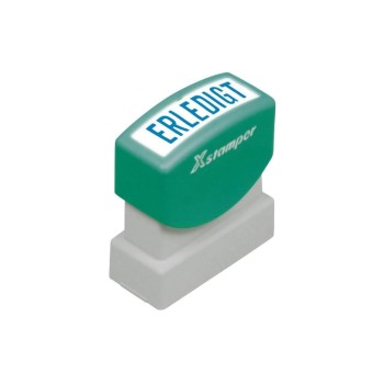 X-Stamper Textstempel, ERLEDIGT, blue X-Stamper Textstempel, ERLEDIGT, blue