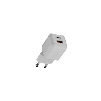 XTORM Wall Charger NextGen, 45W, 1xC, 1xA, 100-240V, 1xUSB-C 45W, 1xUSB-A 18W, white