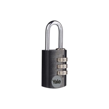 Yale Serrure à combinaison YE3CB 20/21 Noir Aluminium/Acier