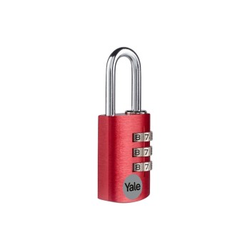 Yale Serrure à combinaison YE3CB 20/21 Rouge Aluminium/Acier