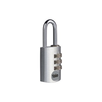 Yale Serrure à combinaison YE3CB 20/21 Argenté Aluminium/Acier