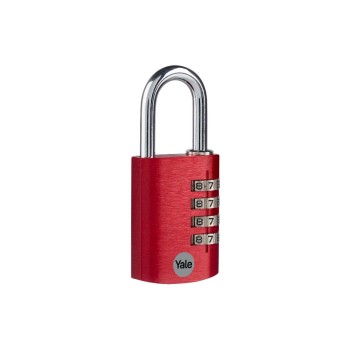 Yale Serrure à combinaison YE3CB 38/31 Rouge Aluminium/Acier
