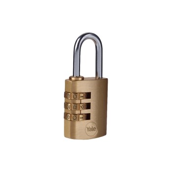 Yale Serrure à combinaison Y150B 30/25 Laiton/Acier