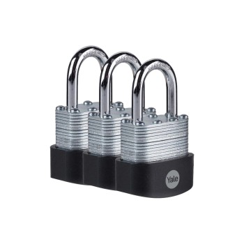Vorhängeschloss Lamellenstahl Y125B, 3er Set 40/22