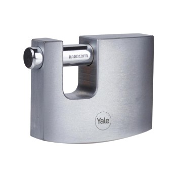 Block-Vorhängeschloss Y124B verchromt, 70/15