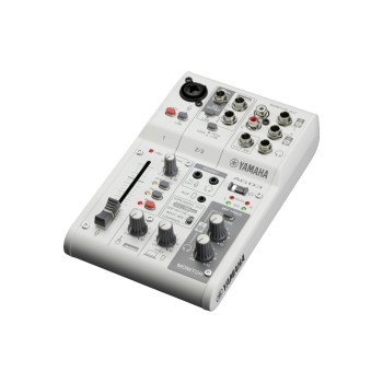 Yamaha AG03 MK2 White, 3-Kanal Mischpult, Audiointerface Yamaha AG03 MK2 White, 3-Kanal Mischpult, Audiointerface