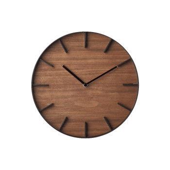 Yamazaki Horloge murale Rin Ø 26.5 cm, Brun/Noir Yamazaki Horloge murale Rin Ø 26.5 cm, Brun/Noir