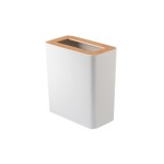 Yamazaki Papierkorb RIN, MDF/Metall, China, white