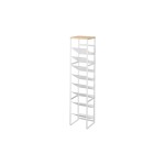 Yamazaki Flaschenregal TOWER, Stahl/MDF, B 20 x T 19,3 x H 88,5 cm, W