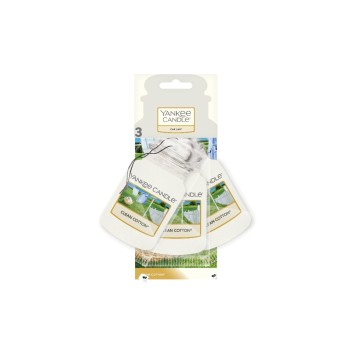 Yankee Candle Clean Cotton Bonus Pack, Car Jars 3er Pack Karton Yankee Candle Clean Cotton Bonus Pack, Car Jars 3er Pack Karton