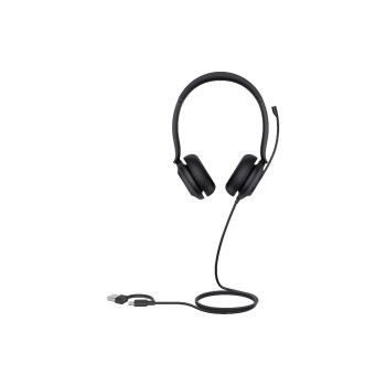 Yealink Headset UH35 Dual UC USB-C/A, USB-C cable-Headset with USB-A Adapter