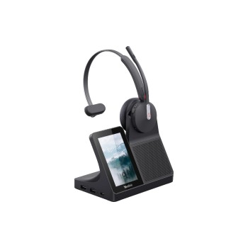 Yealink Headset WH64 Workstation Mono UC, DECT&BT Wireless Headset, with Touchscreen