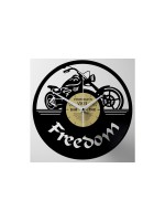Yesterday's Vinyl Horloge murale Freedom Motor Ø 30 cm, Doré/Noir