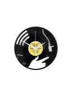 Yesterday's Vinyl Horloge murale Disc Jockey Ø 30 cm, Doré/Noir