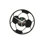 Yesterday's Vinyl Wanduhr Foorball, Vinyl(PVC),30x2.5cm(DxT),exkl.1xAA Batterie
