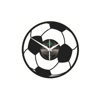Yesterday's Vinyl Horloge murale Football Ø 30 cm, Doré/Noir Yesterday's Vinyl Horloge murale Football Ø 30 cm, Doré/Noir