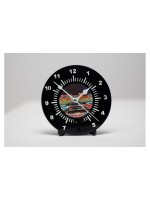 Yesterday's Vinyl Horloge de bureau Ø 17.5 cm, Noir/Blanc