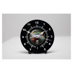 Yesterday's Vinyl Horloge de bureau Ø 17.5 cm, Noir/Blanc