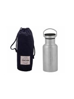 Yummii Yummii Bouteille isotherme Small 350 ml, Noir-Argent