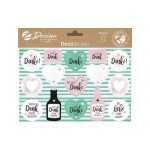 Avery Zweckform Autocollant à motif A5 DEKO Merci