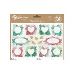 Avery Zweckform Autocollant à motif A5 DEKO Fougères