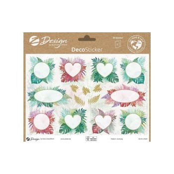 Avery Zweckform Autocollant à motif A5 DEKO Fougères Avery Zweckform Autocollant à motif A5 DEKO Fougères