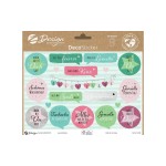 Avery Zweckform Autocollant à motif A5 DEKO Bons voeux