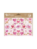 Avery Zweckform Autocollant à motif A5 DEKO Coeurs