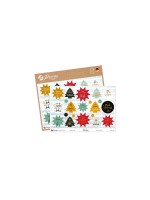 Avery Zweckform Autocollant à motif Sayings de Noël A5 2 Pièce/s Multicolore