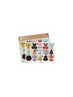 Avery Zweckform Autocollant à motif Noël pour toi A5 2 Pièce/s Multicolore