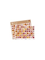 Avery Zweckform Autocollant à motif Étoiles A5 2 Pièce/s Multicolore