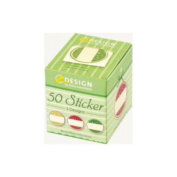 Avery Zweckform Sticker auf Rolle, Geschenk farbig with Goldprägung Avery Zweckform Sticker auf Rolle, Geschenk farbig with Goldprägung