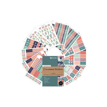 Z-Design Planner Sticker Starter Set, 1.257 Sticker / 12 Bogen Z-Design Planner Sticker Starter Set, 1.257 Sticker / 12 Bogen