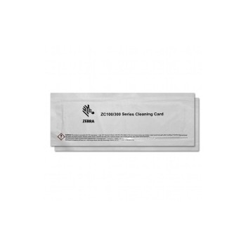 Zebra Cleaning Card zu ZC100/300/350, 2 Karten, für ZC100/300/350 Zebra Cleaning Card zu ZC100/300/350, 2 Karten, für ZC100/300/350
