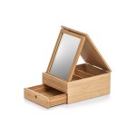 Zeller Present Supports à bijoux avec miroir Nature