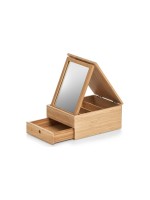 Zeller Present Supports à bijoux avec miroir Nature