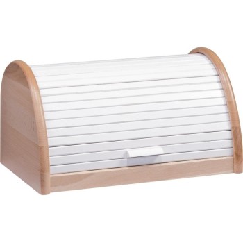 Zeller Present Brotkasten, Buche, 39x25x21cm, white Zeller Present Brotkasten, Buche, 39x25x21cm, white