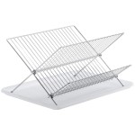 Zeller Present Abtropfgestell, Metall/Kunststoff, 43x32x24cm, white
