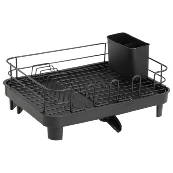 Zeller Present Abtropfgestell, Metall/Kunststoff, 31-52x41x20cm, black  Zeller Present Abtropfgestell, Metall/Kunststoff, 31-52x41x20cm, black