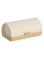 Zeller Present Huche à pain Brun/Beige