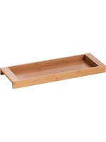 Zeller Present Tablette Bamboo Brun, Bambou/Bois