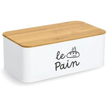 Zeller Present Huche à pain Le Pain Brun/Blanc
