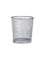 Zeller Present Corbeille à papier Mesh 12 l, Argenté